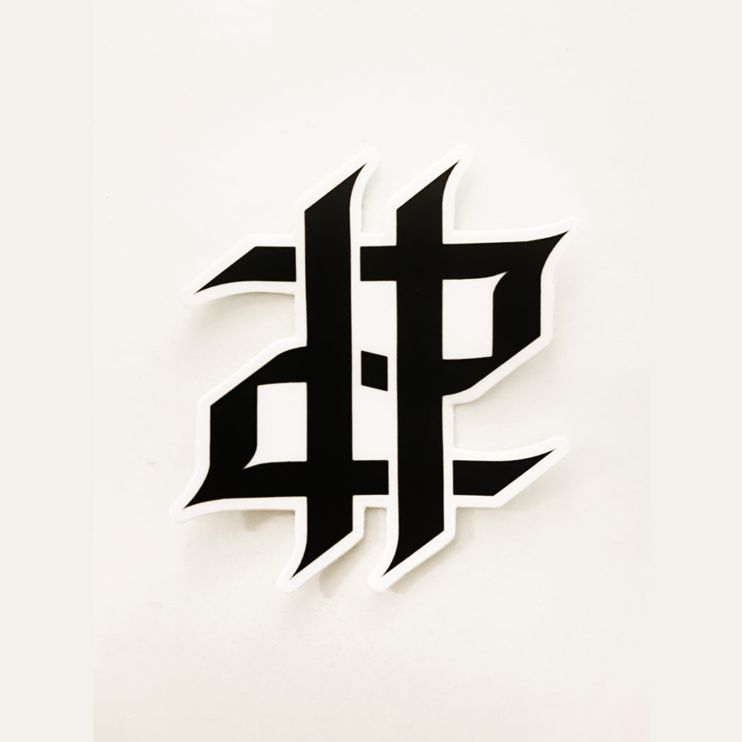 DP Black Logo Sticker